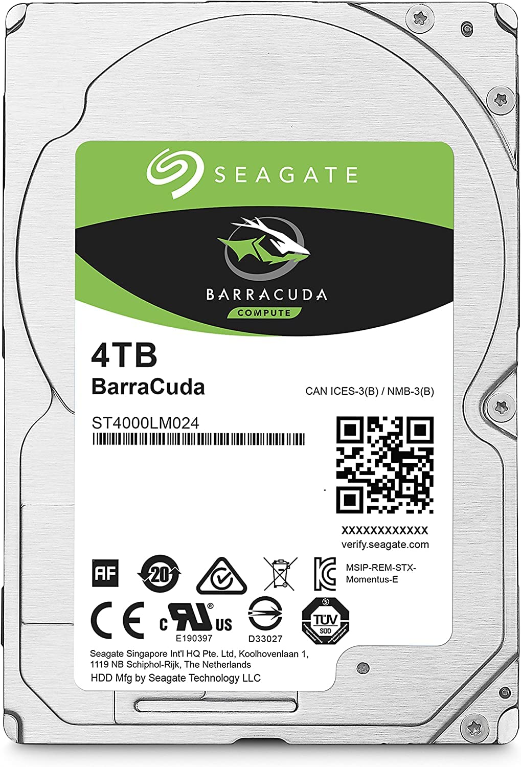 Amazon | 【整備済み品】 シーゲイト HDD 4TB 2.5インチ 内蔵